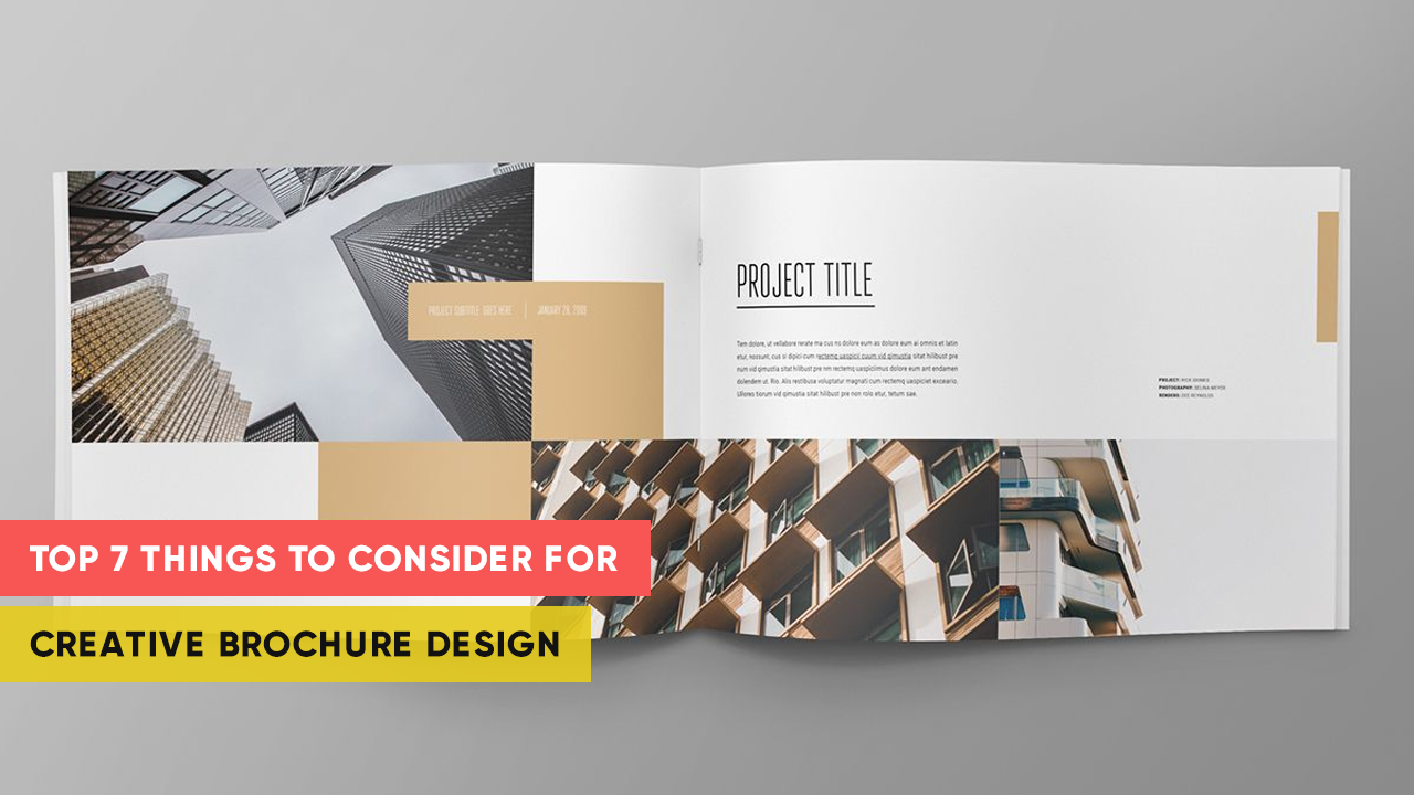 Things To Consider For Creative Brochure Design